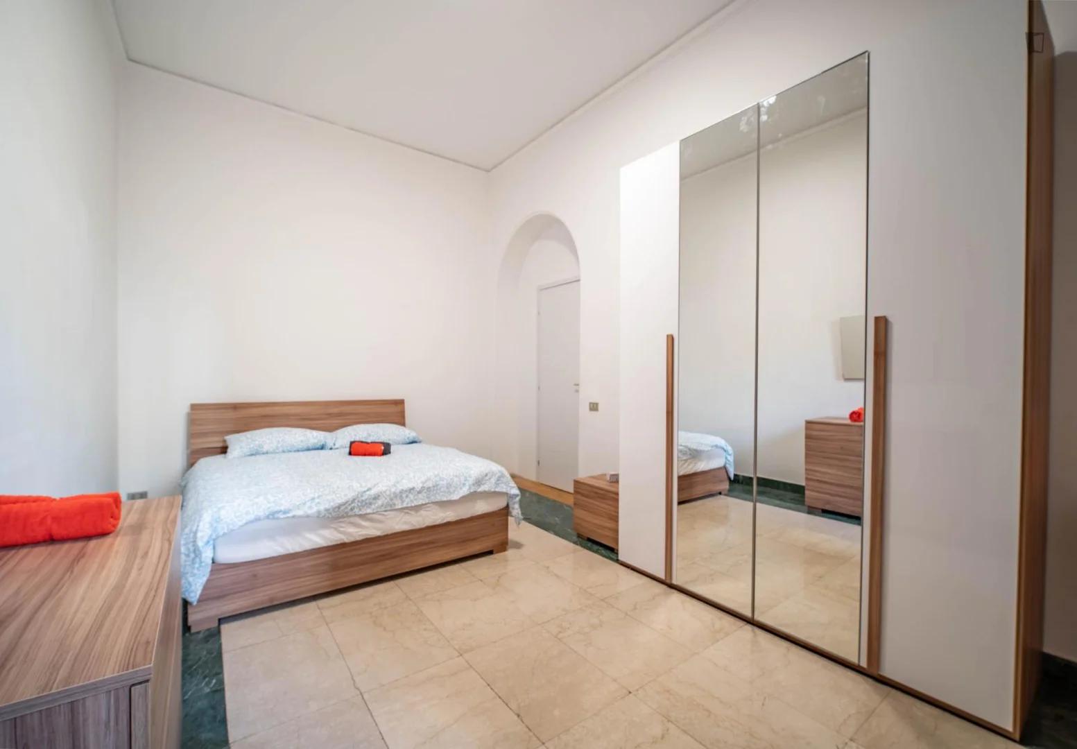 Student room in  with study area and shared facilities