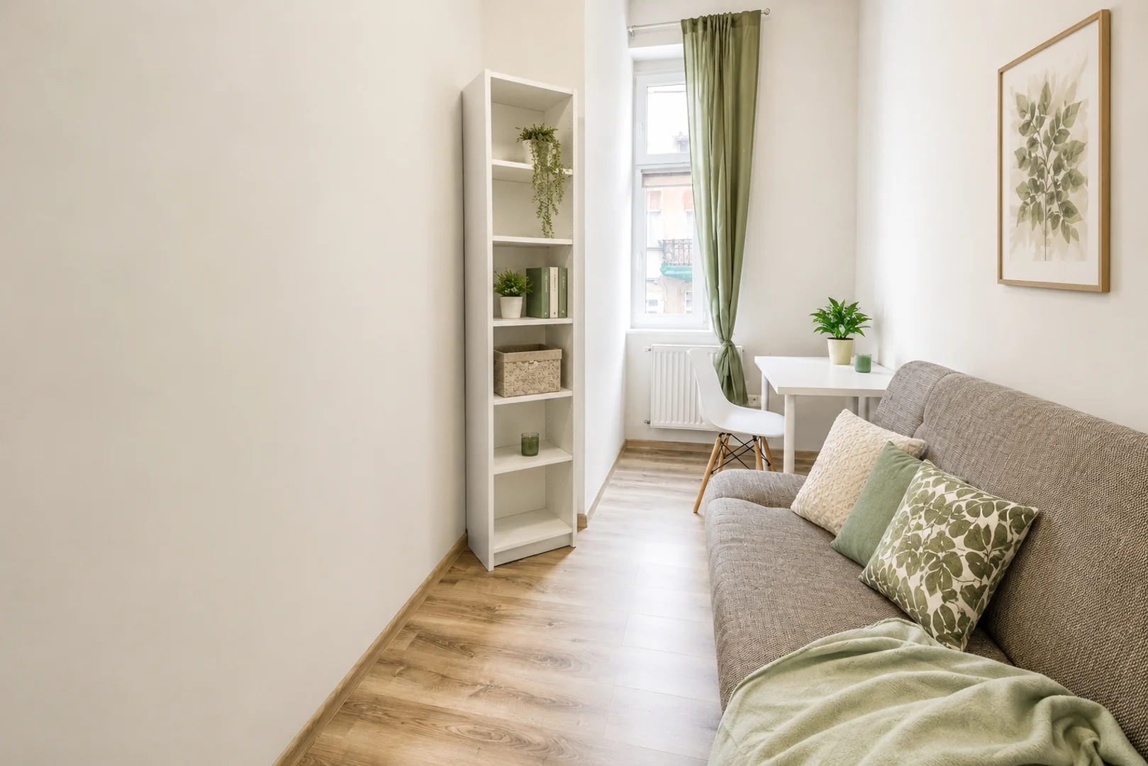 Chambre abordable pour les étudiants avec un bon éclairage dans 