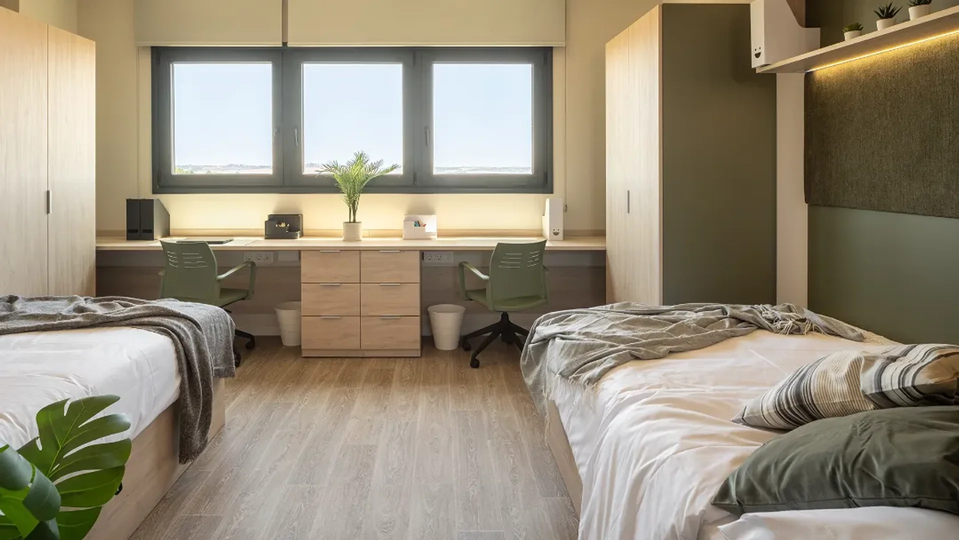 Habitación estudiantil económica con ubicación conveniente en 