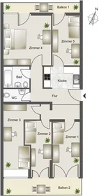 Quarto privado em Wilhelm-Riehl-Straße, Laim, imagem 8 de 8