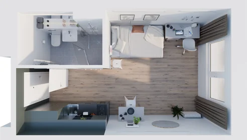 Quarto privado em THE FIZZ Ludwigshafen Ludwigshafen 67061, imagem 7 de 12