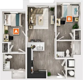 Quarto privado em Madison Street, imagem 1 de 22