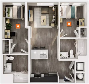 Quarto privado em Madison Street, imagem 1 de 10