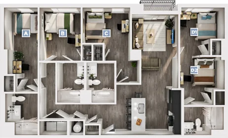 Quarto privado em Madison Street, imagem 1 de 10