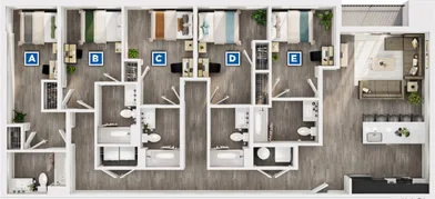 Quarto privado em Madison Street, imagem 1 de 10