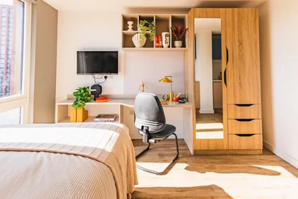 Quarto privado em residência em 1 Lisbon St, Leeds LS1 4GG, United Kingdom, imagem 21 de 37