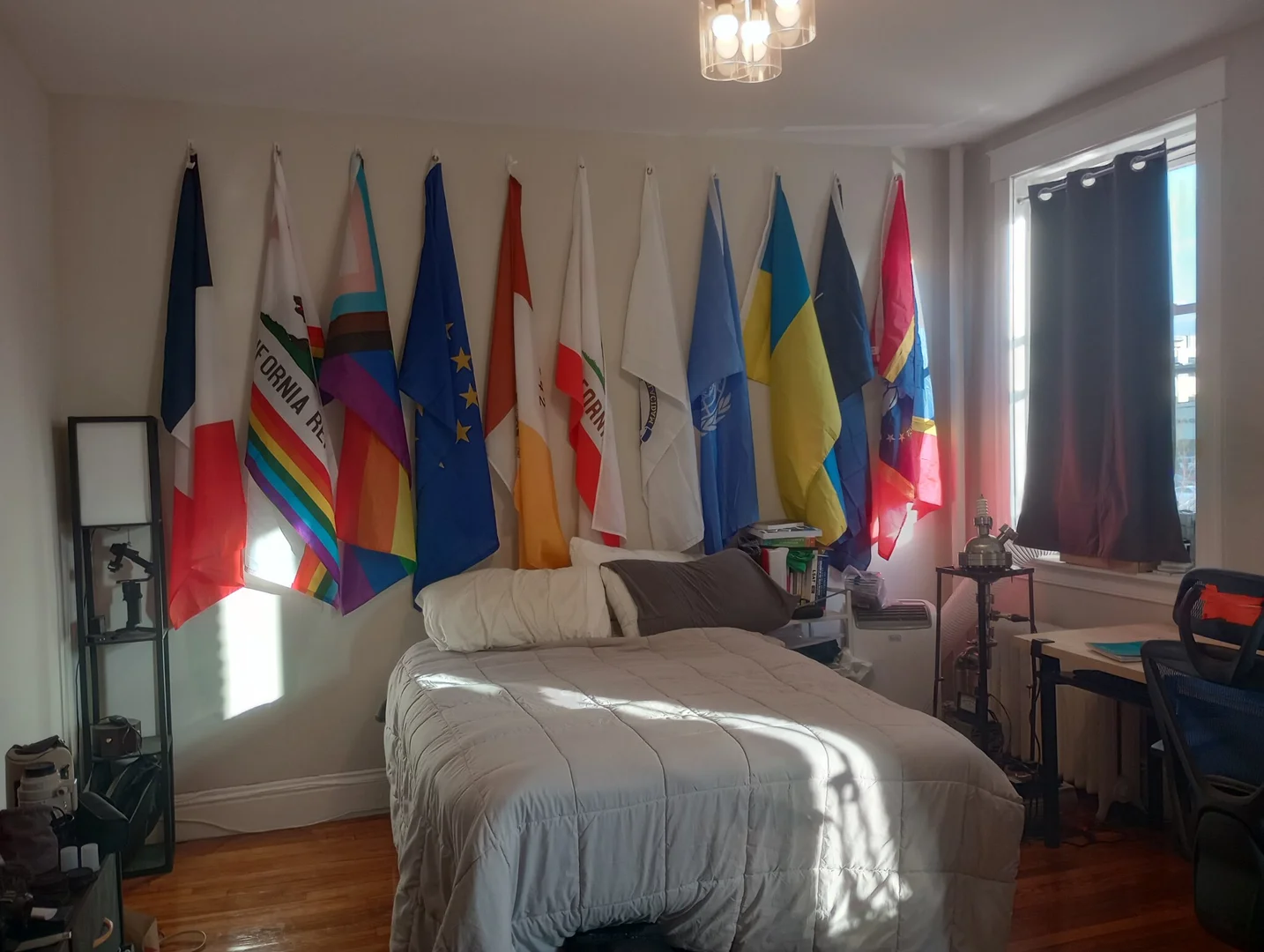 Affordable studio apartment with essential features in 