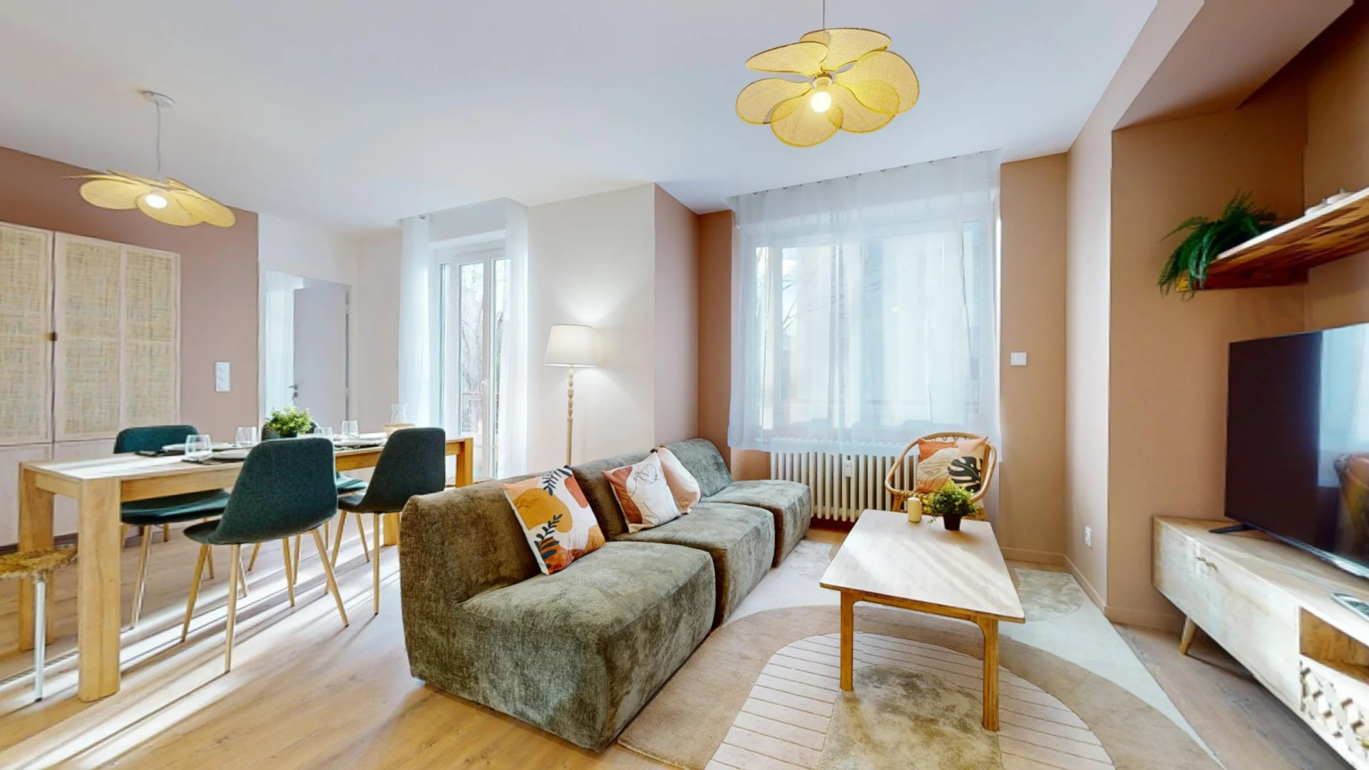 Chambre conviviale pour les étudiants dans  avec des équipements modernes