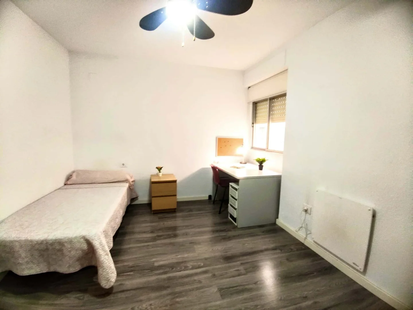 'de modern olanaklara sahip öğrenci dostu oda