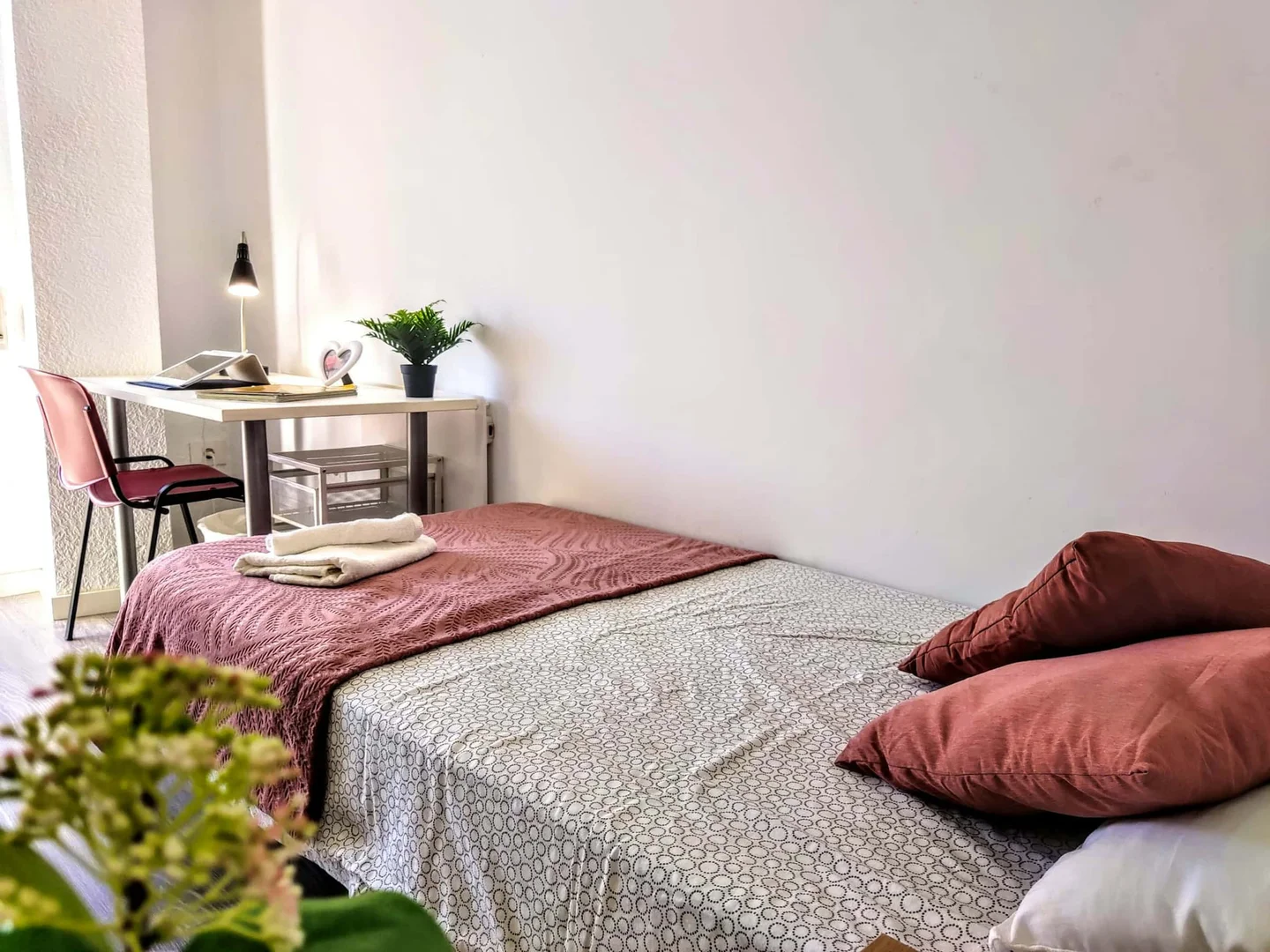 'de modern olanaklara sahip öğrenci dostu oda