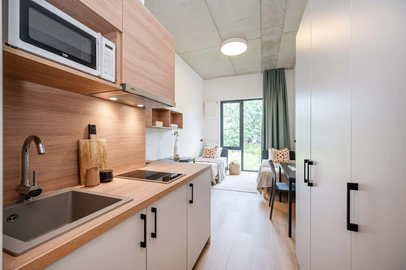 Chambre d'étudiant confortable et spacieuse dans 