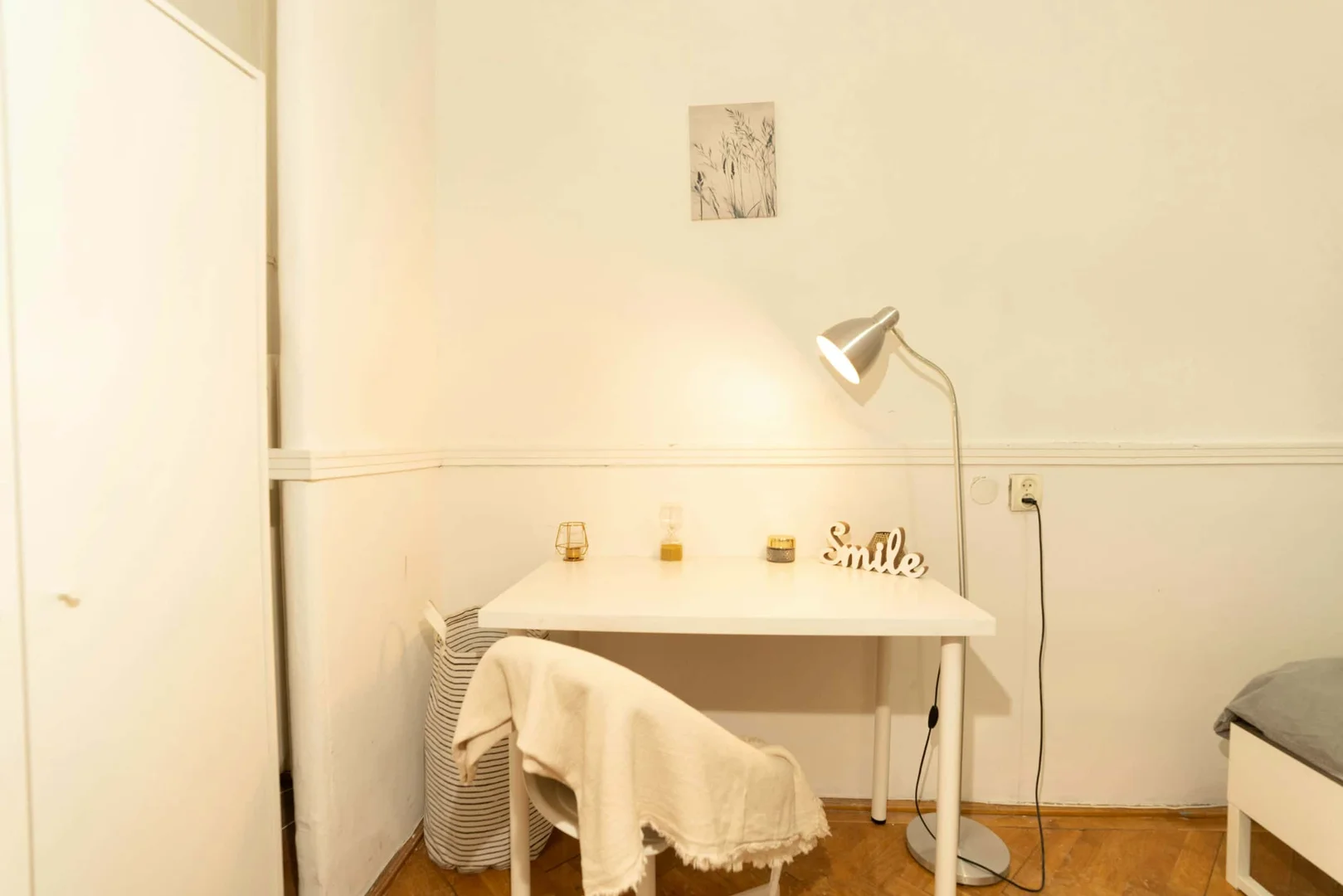 Affordable room for students with ample lighting in 