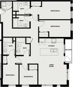Privatzimmer in der East 19th Street, bild 1 von 6
