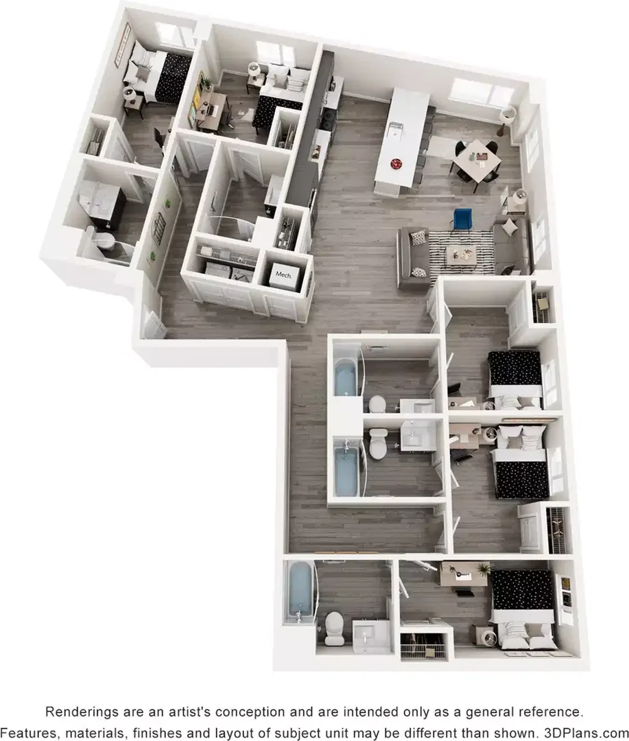 Comfortable and spacious student room in 