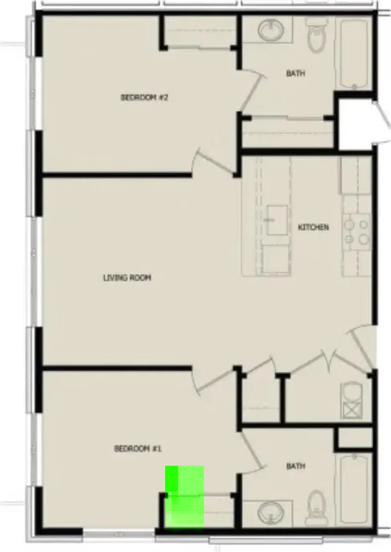 Functional student room perfect for studying in 