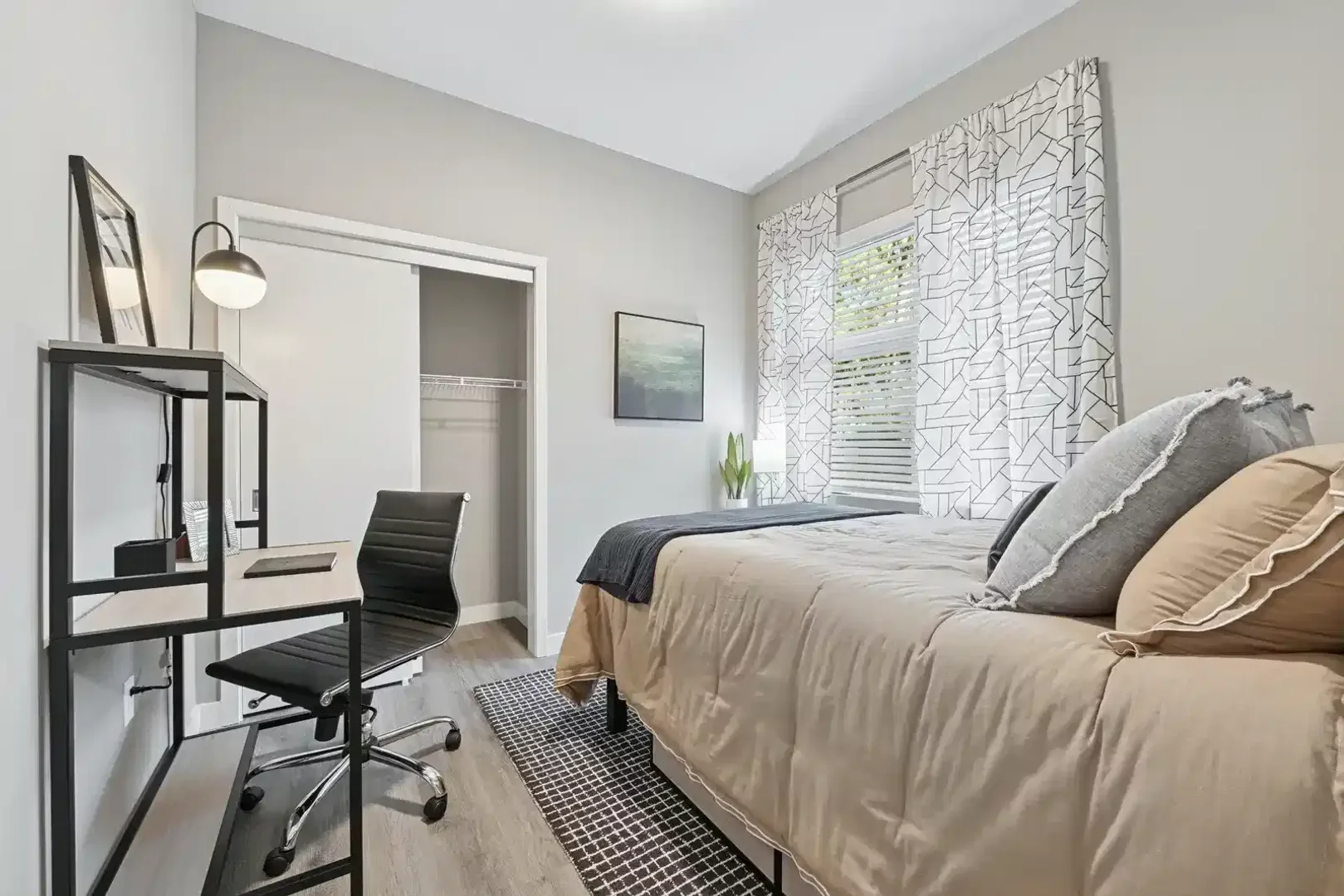 Habitación para estudiantes en  con modernas comodidades
