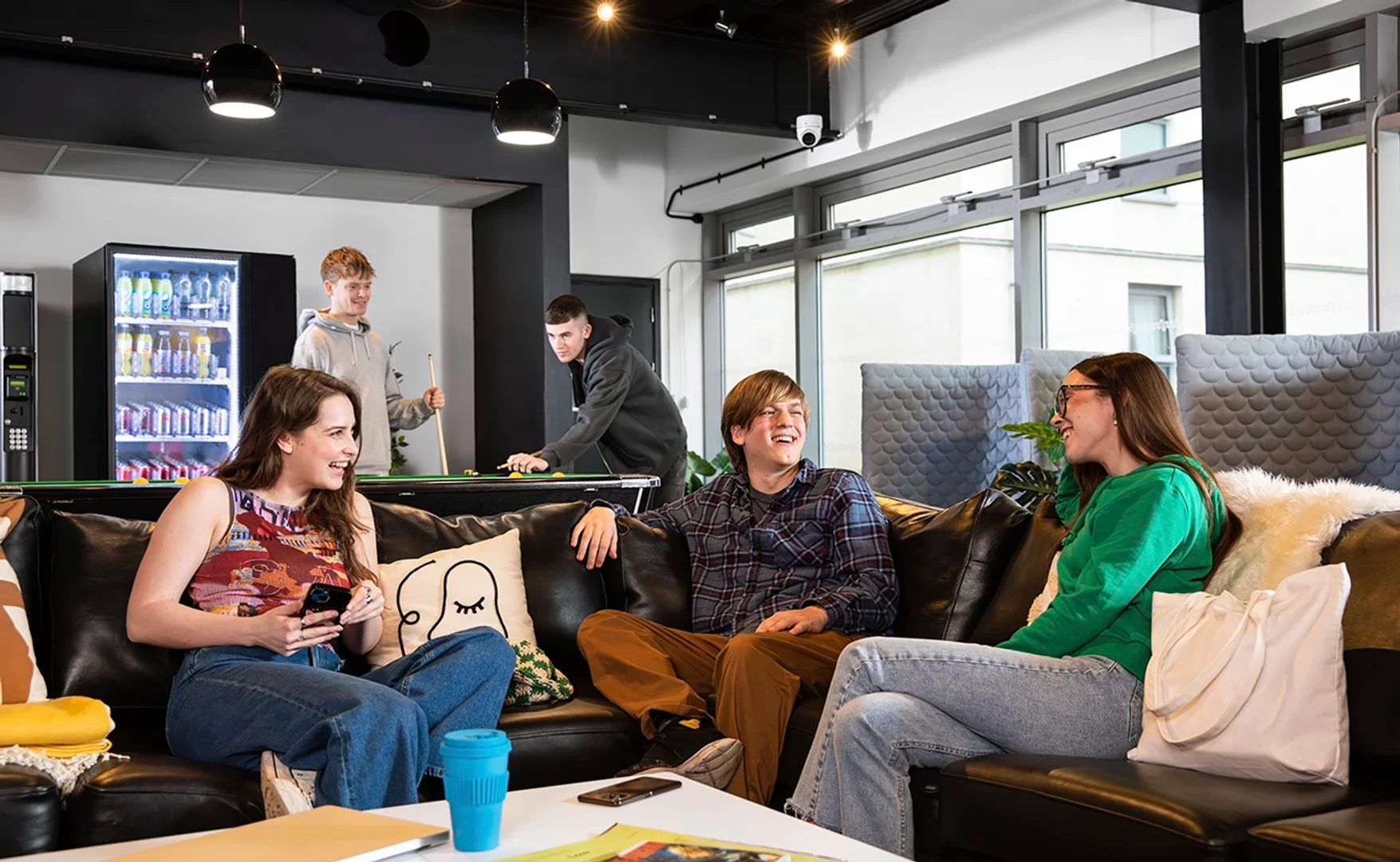 Habitación asequible para estudiantes con buena iluminación en 