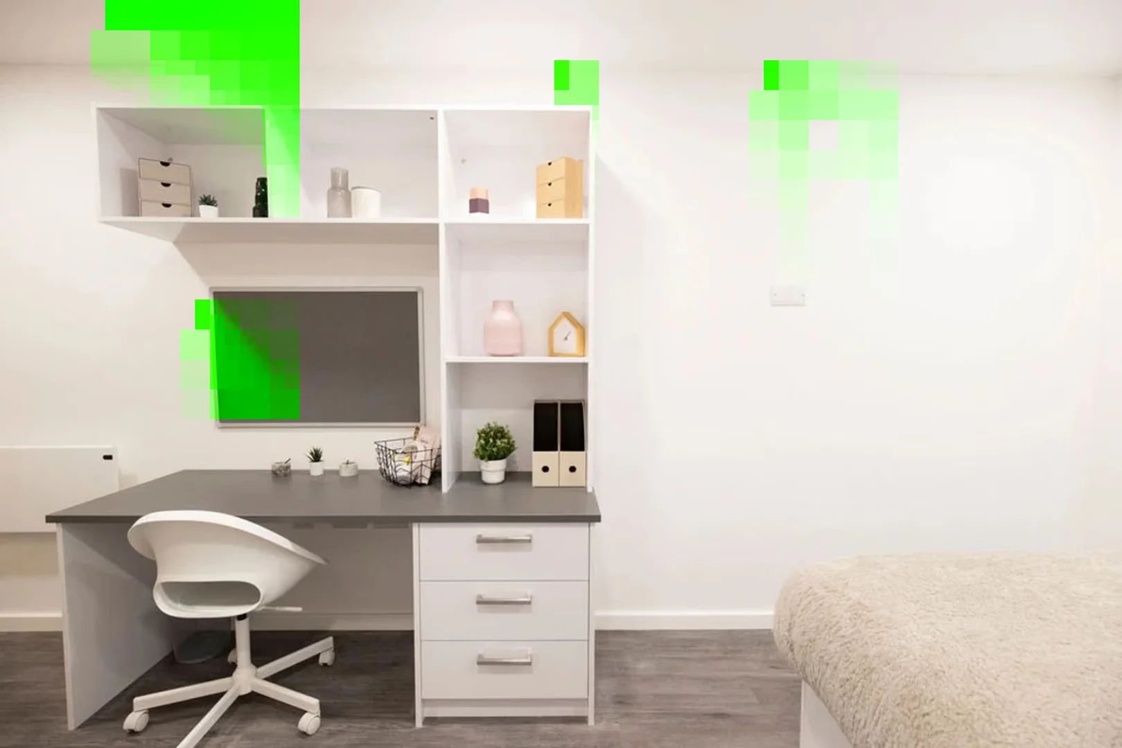 Zimmer in Studentenwohnung in zu vermieten, voll möbliert