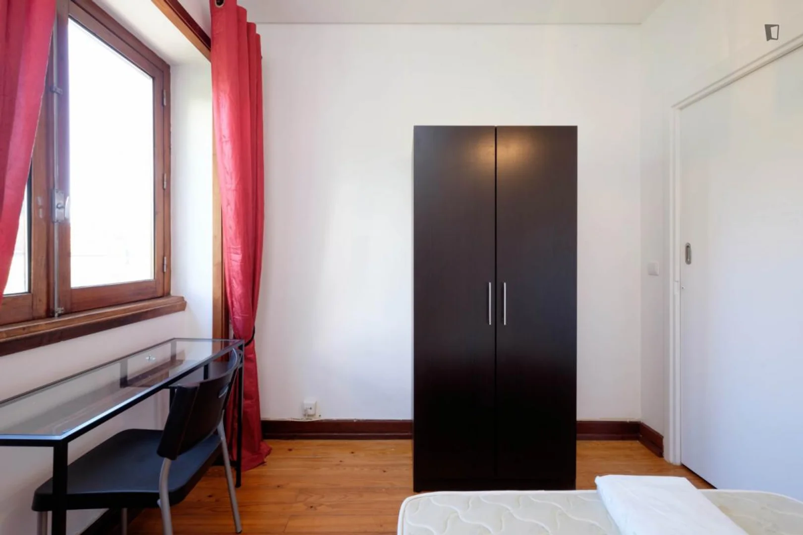 Habitación estudiantil funcional perfecta para estudiar en 