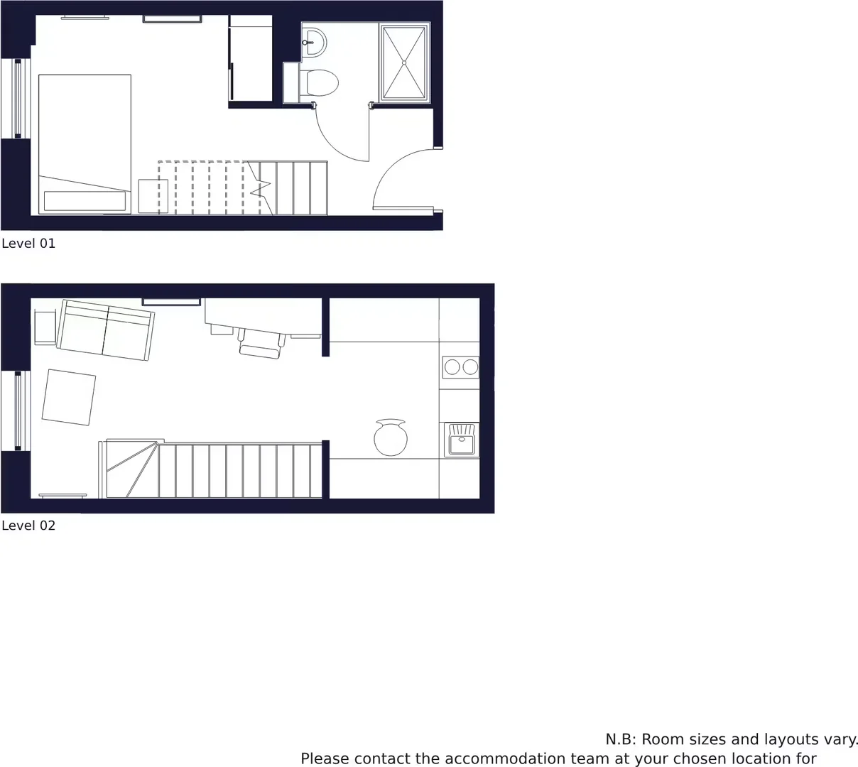 Budget-friendly student room close to campus in 