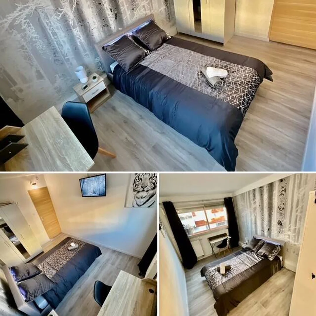 Habitación estudiantil amplia y cómoda en 