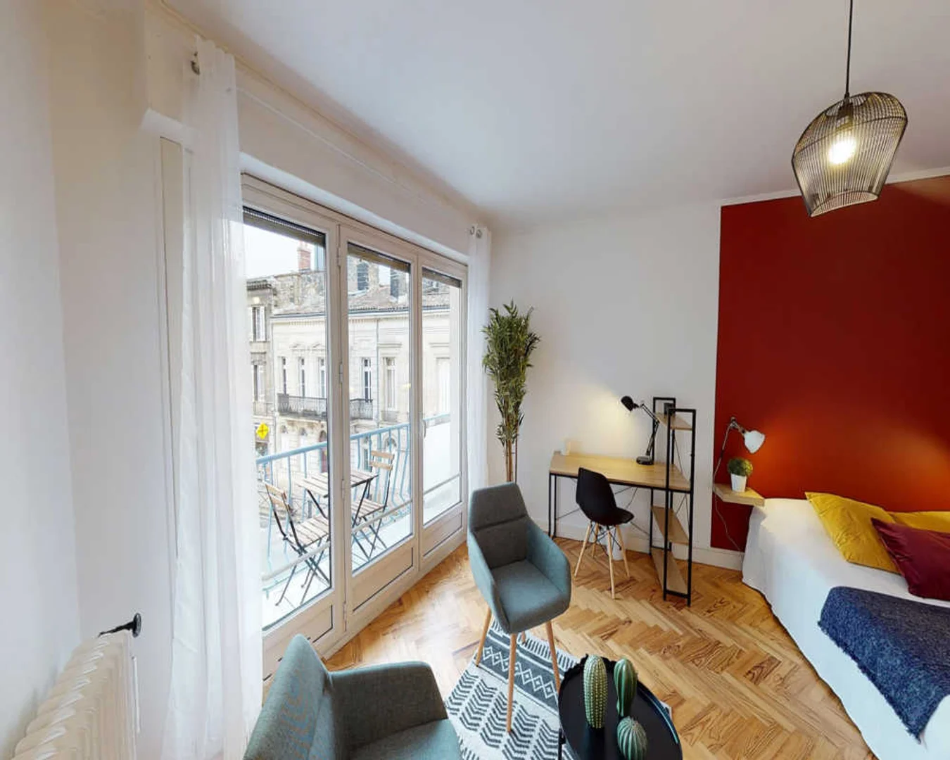 Habitación acogedora para estudiantes disponible en 
