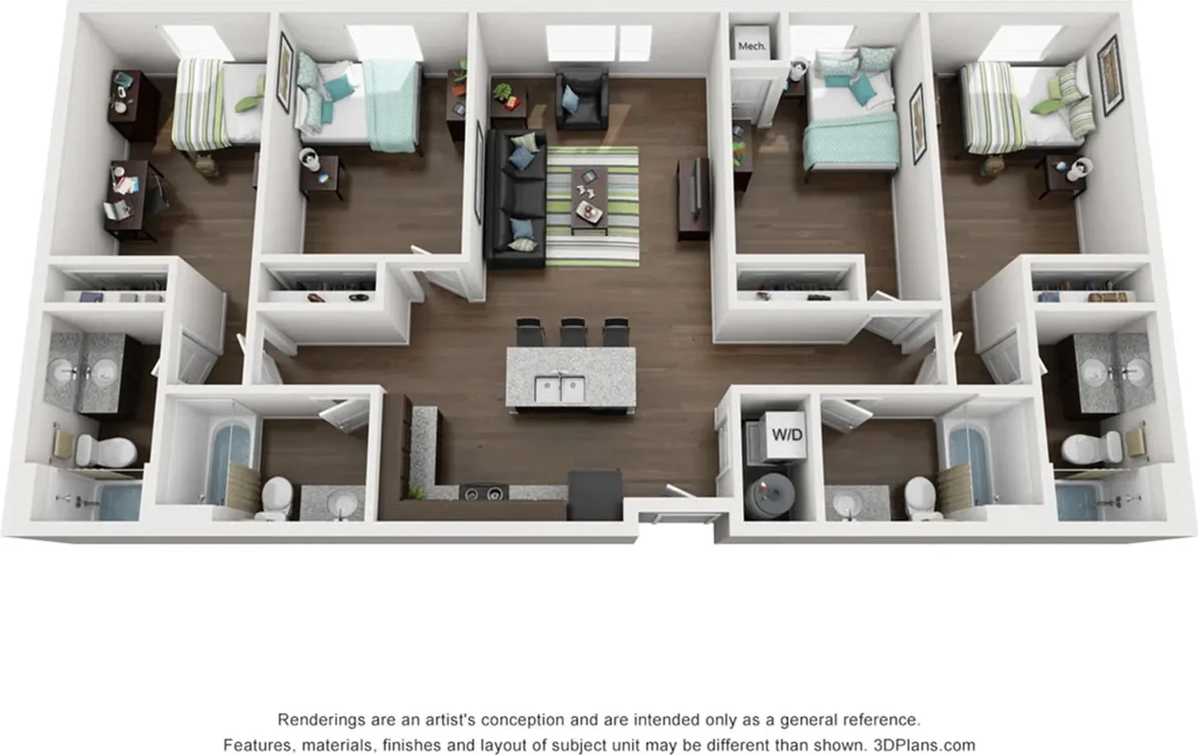 Chambre confortable pour étudiants disponible dans 