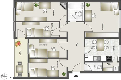 Privatzimmer in der Quiddestraße 10, 81735 München, Germany, bild 10 von 15