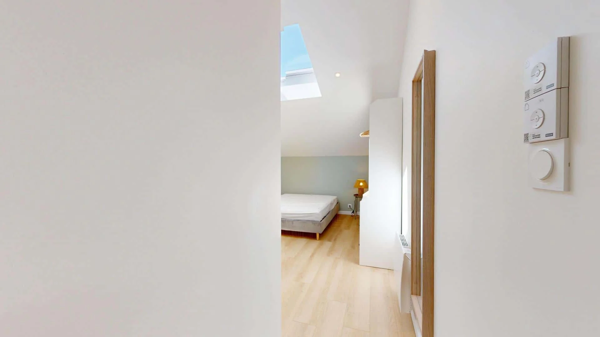 Quarto amigo do estudante em  com comodidades modernas