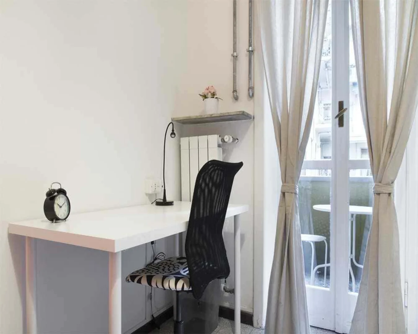 Student room in  with study area and shared facilities
