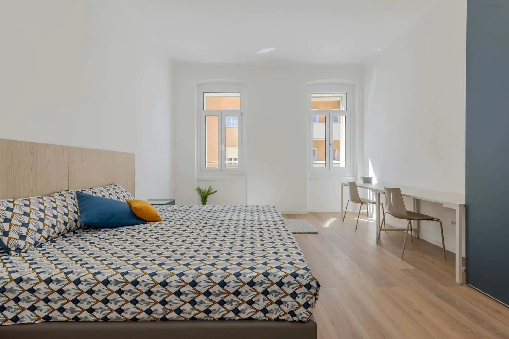 Habitación asequible para estudiantes con buena iluminación en 