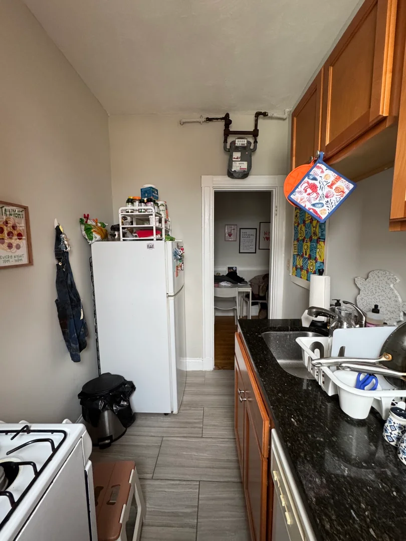 Affordable studio apartment with essential features in 