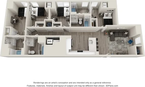 Chambre privée à South 31st Street, image 1 de 10