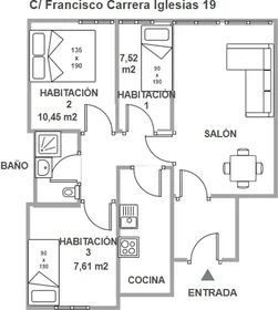 Quarto privado em Calle Francisco Carrera Iglesias Paquili 19, imagem 18 de 18