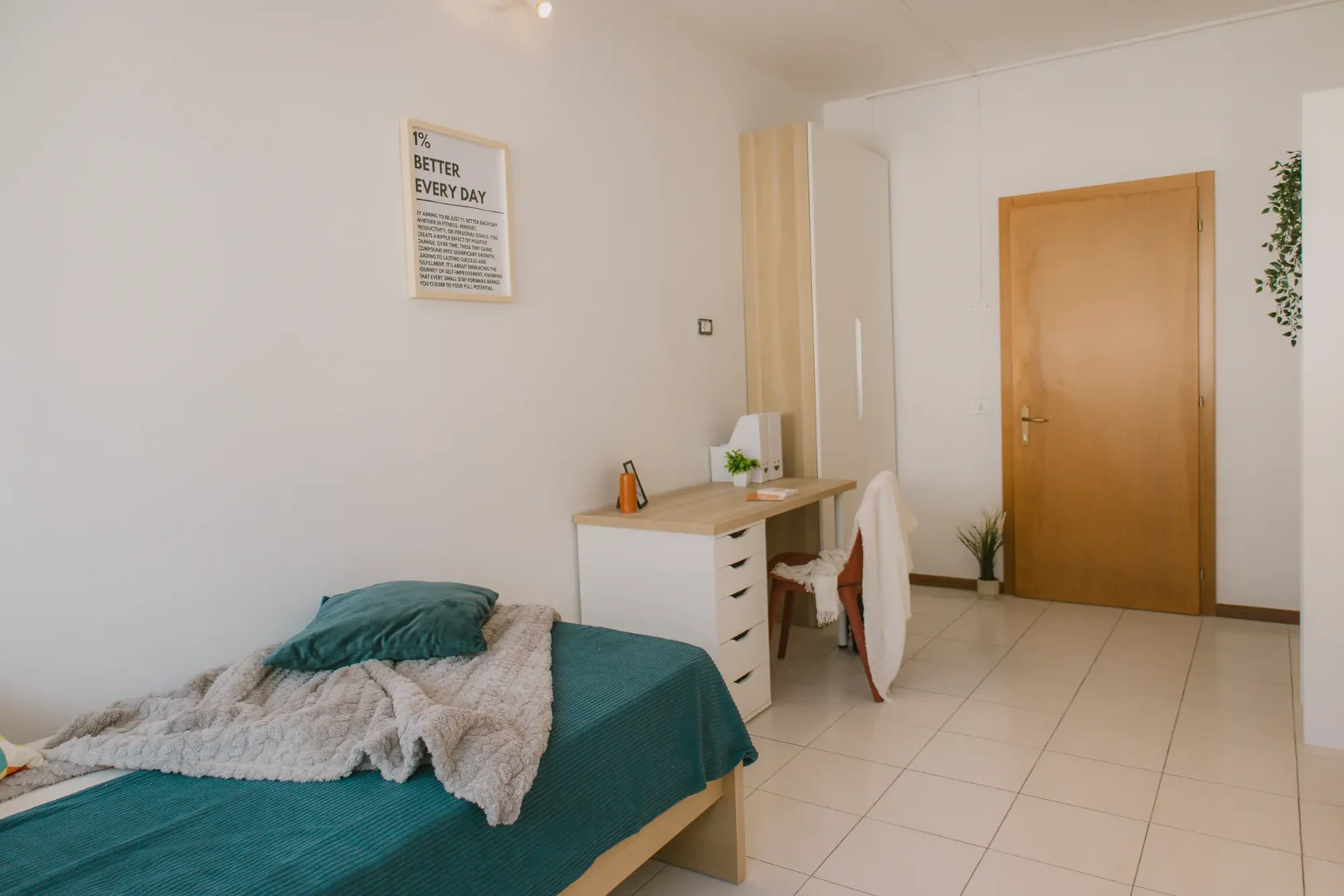 Chambre à louer dans un appartement d'étudiant à , entièrement meublée