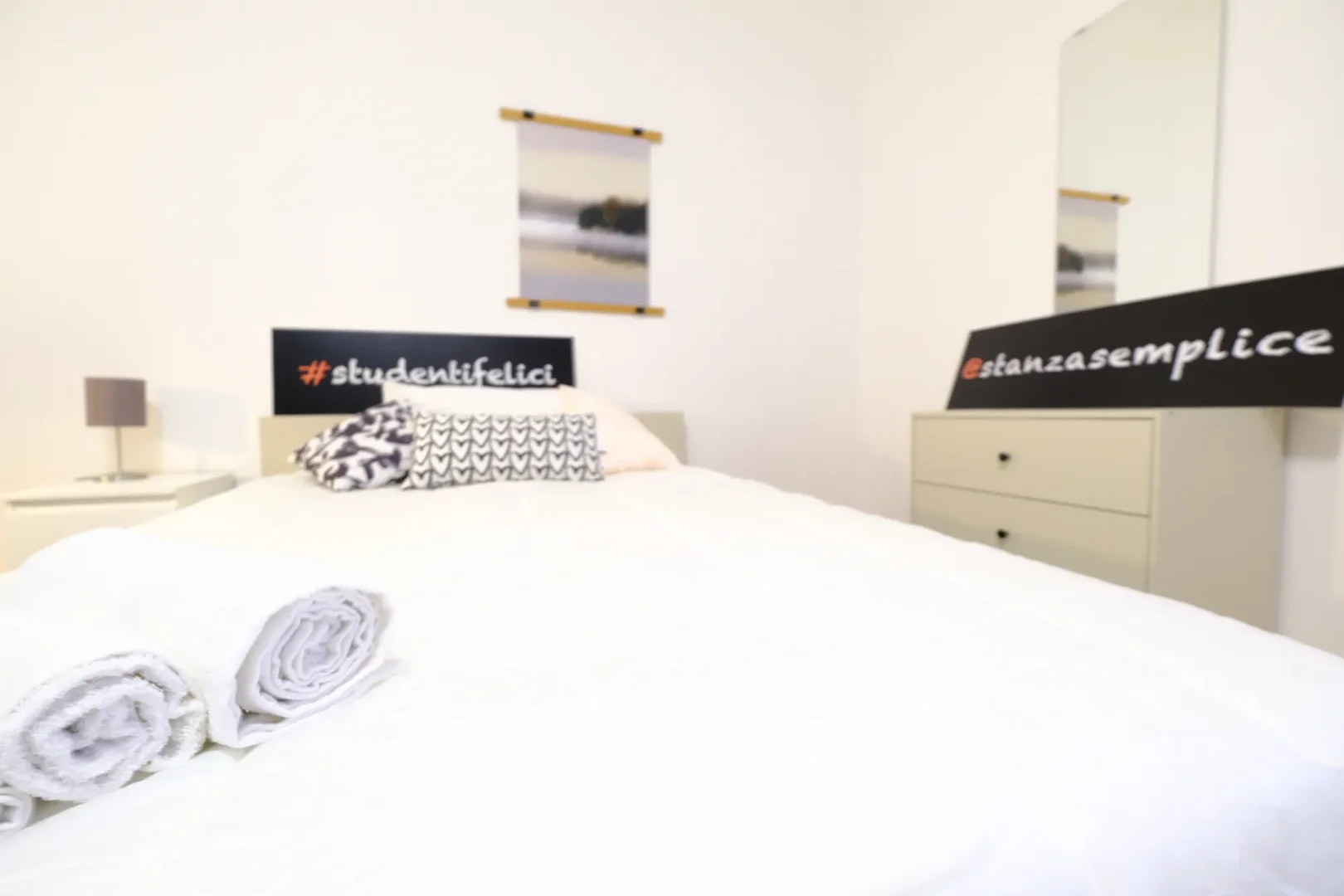 Quarto amigo do estudante em  com comodidades modernas
