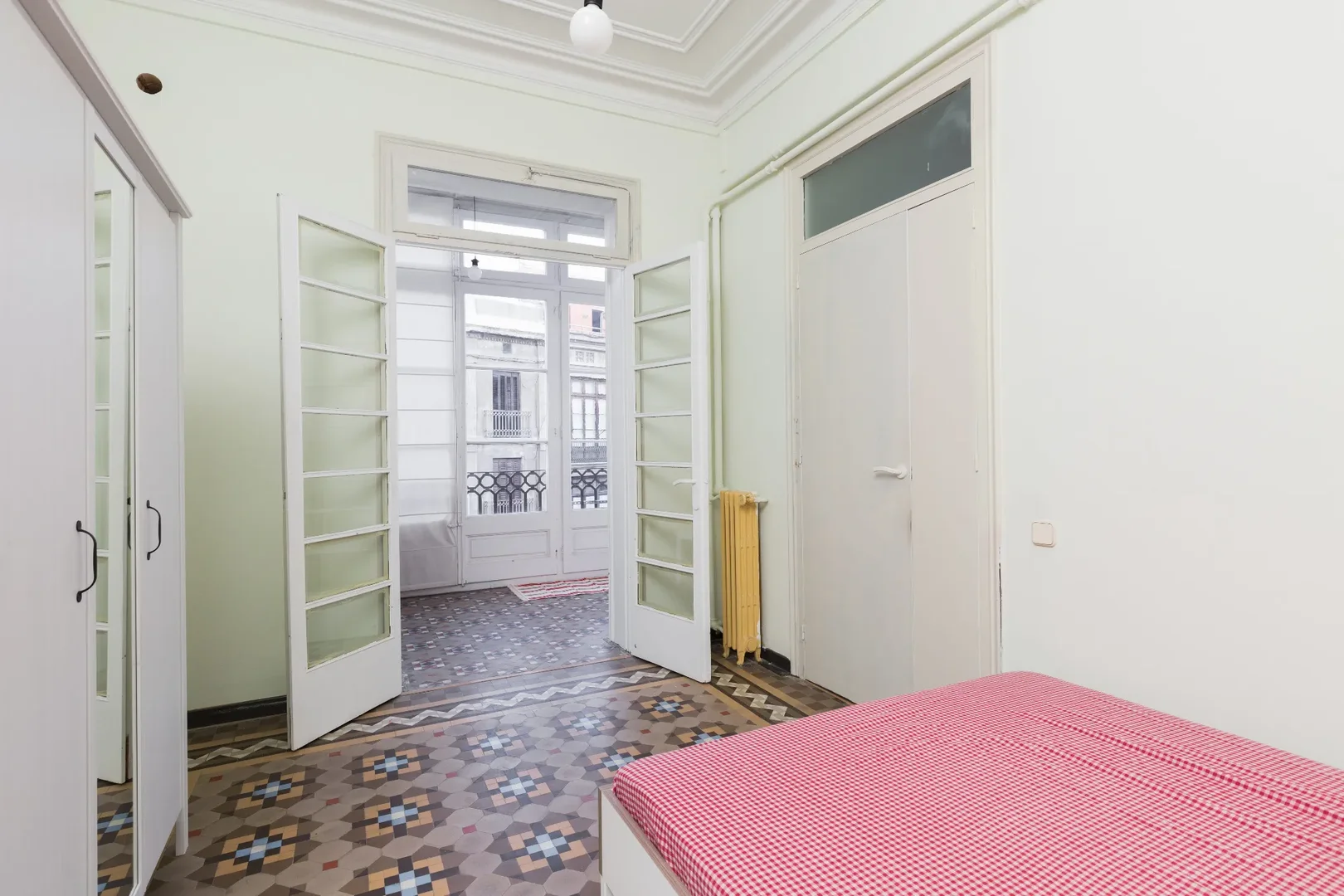 Student room in  with study area and shared facilities