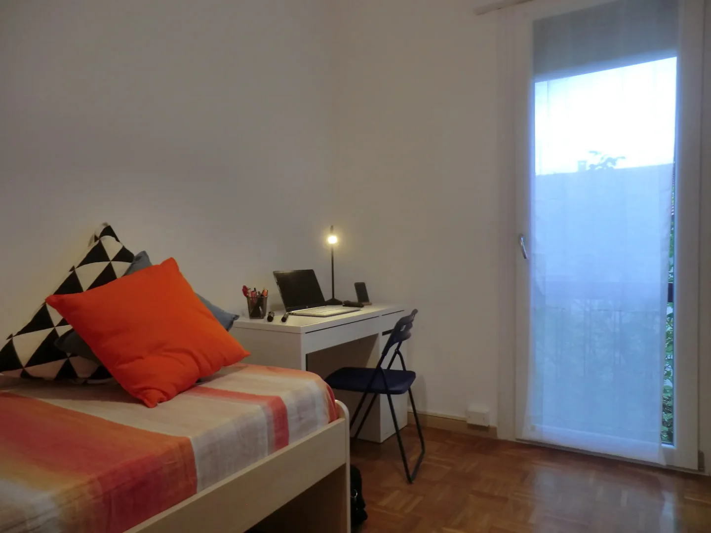 Student room in  with study area and shared facilities
