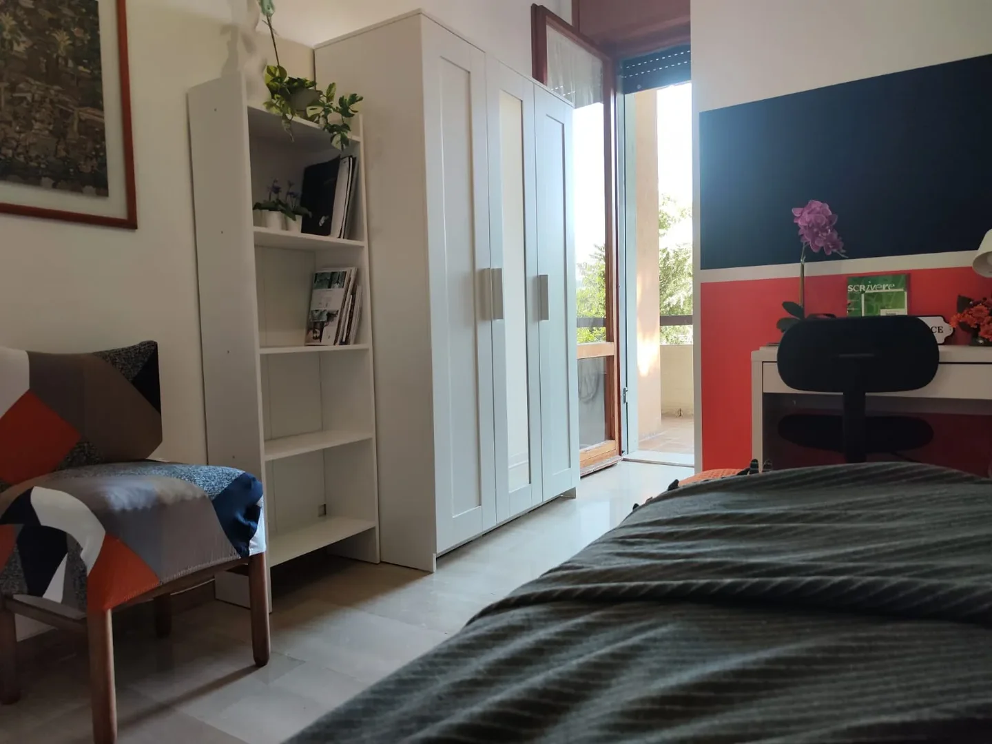 Habitación acogedora para estudiantes disponible en 