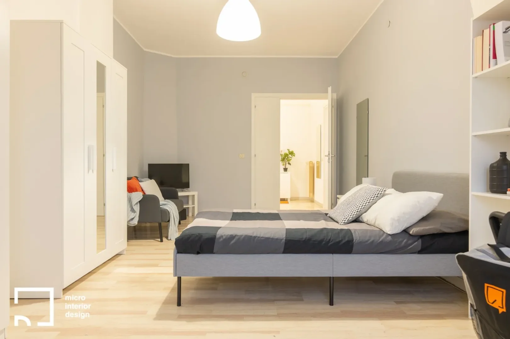 Chambre d'étudiant confortable et spacieuse dans 