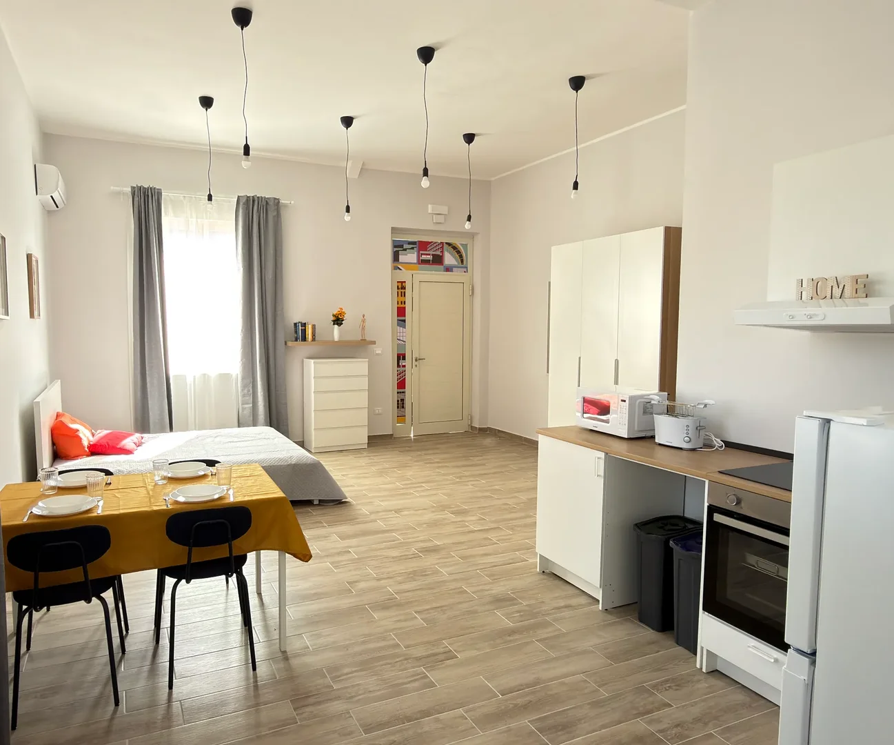 Compact studio apartment ideal for students in