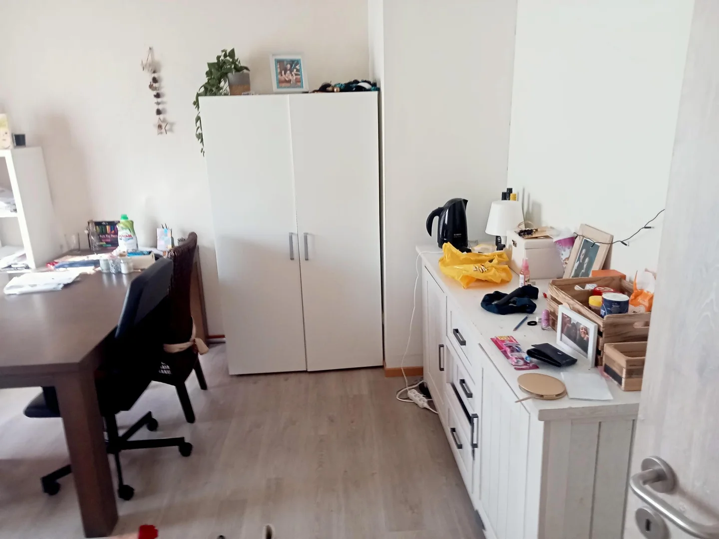 Habitación asequible para estudiantes con buena iluminación en 