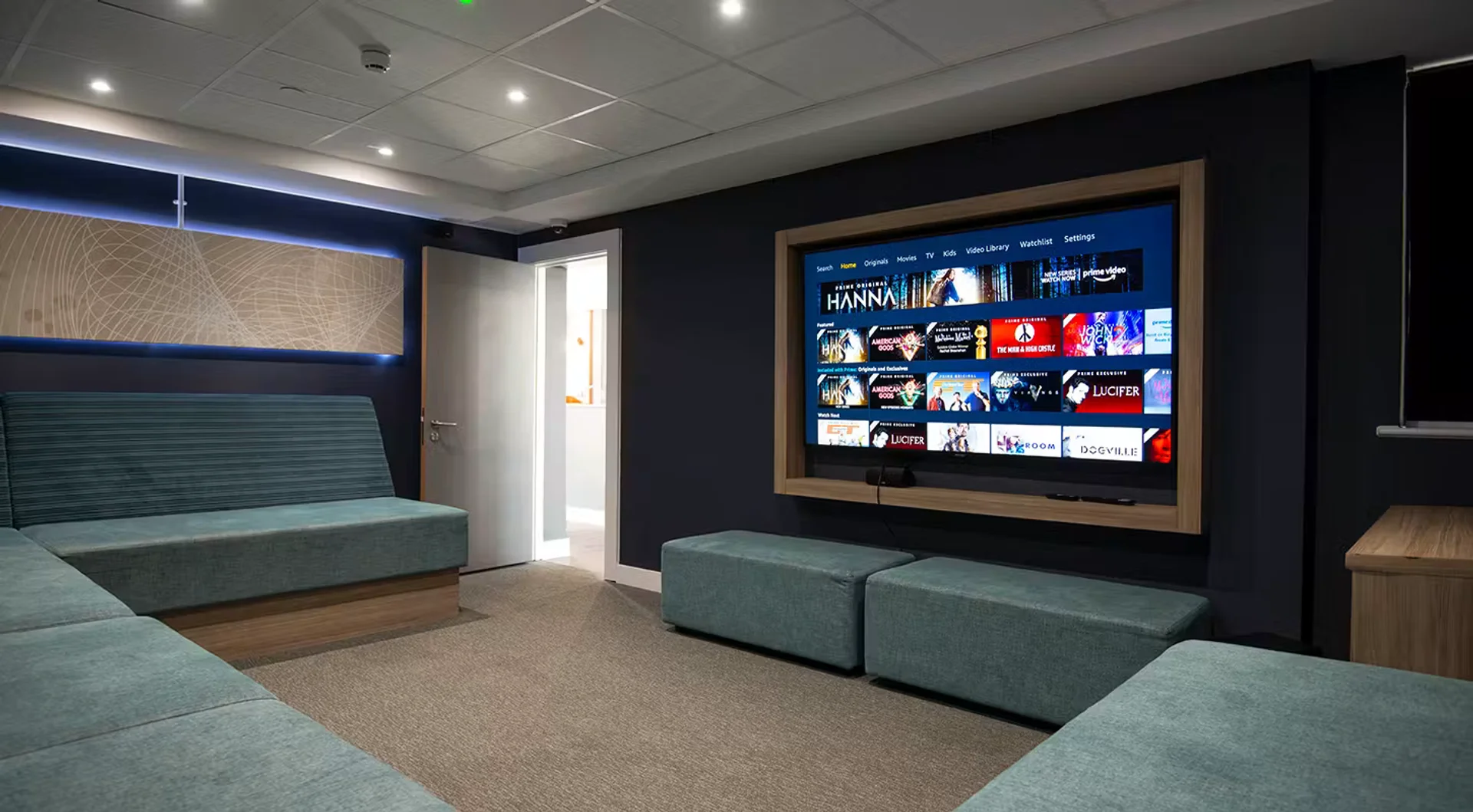 Student room in  with study area and shared facilities