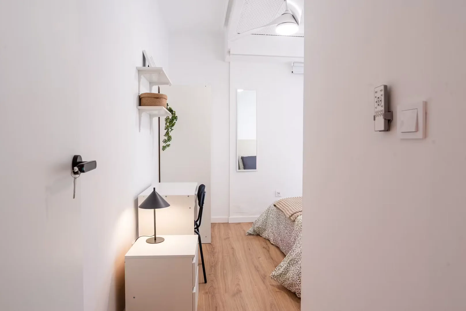 Quarto amigo do estudante em  com comodidades modernas