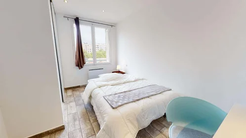 Private room at 90 Rue Greuze, 69100 Villeurbanne, France, image 1 of 16