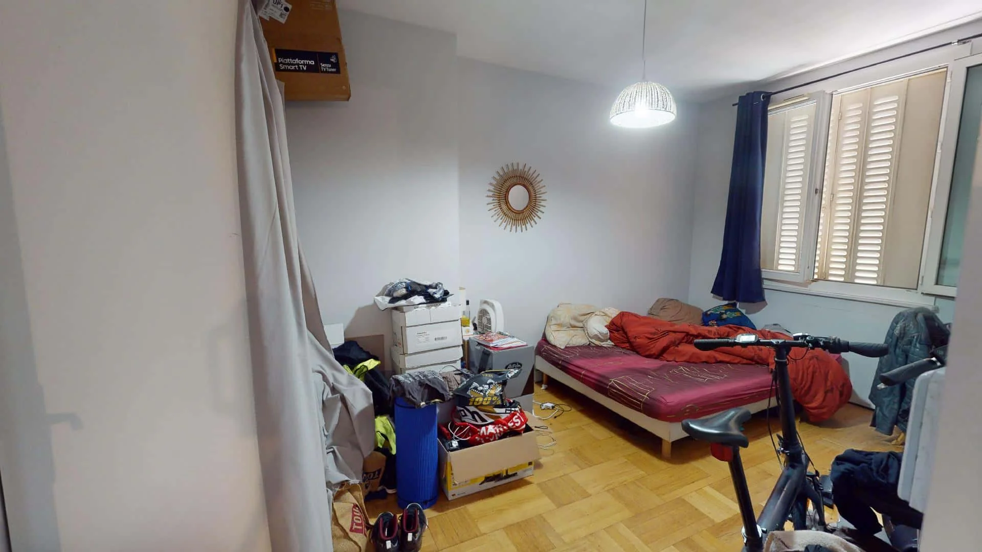 Chambre d'étudiant fonctionnelle parfaite pour étudier dans
