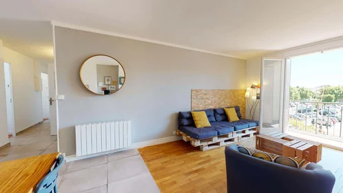 Private room at 90 Rue Greuze, 69100 Villeurbanne, France, image 11 of 13
