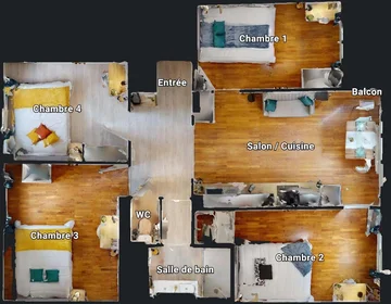 Private room at 33 Cr Dr Jean Damidot, 69100 Villeurbanne, France, image 10 of 13