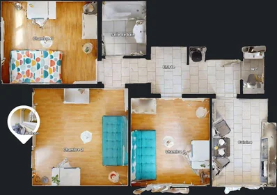 Stanza privata in 10 Rue du Galtz, 68000 Colmar, France, immagine 10 di 12