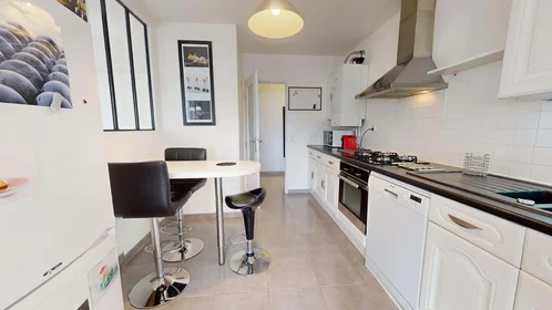 Habitación privada en 8 Av. Salvador Allende, 69100 Villeurbanne, France, imagen 9 de 20